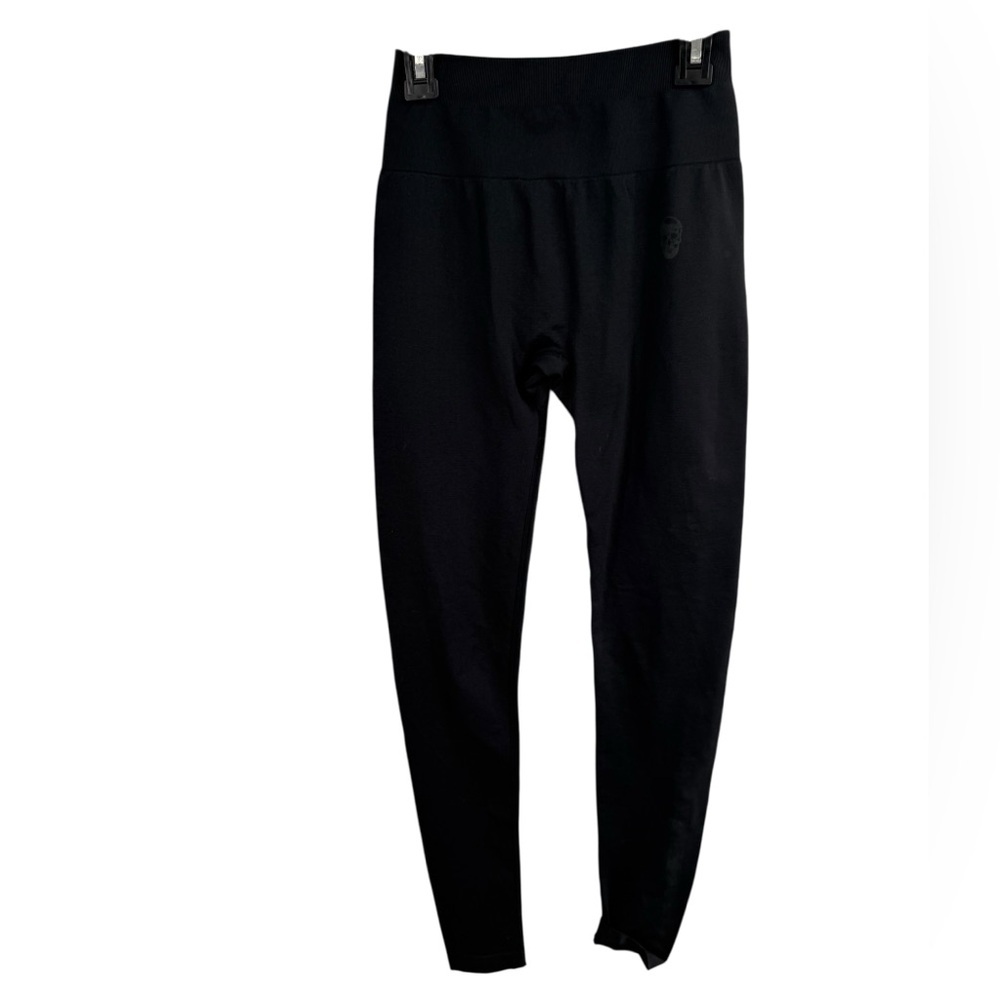 Gymreapers Womens Leggings Black Small High Waist Compression Booty Scrunch